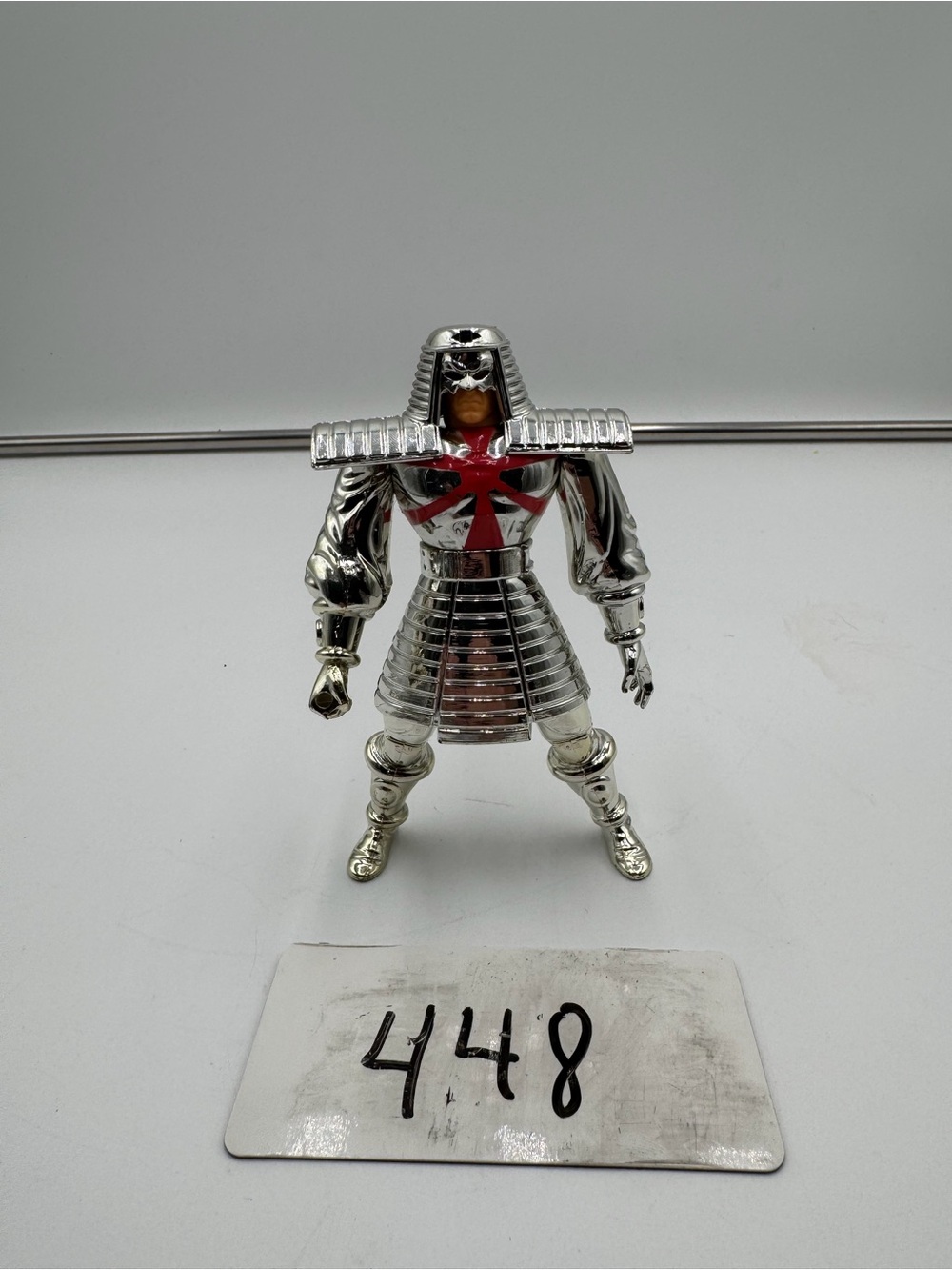 Vintage 1994 Toy Biz X Men Silver Samurai 5 Inch Chrome Action Figure